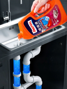 ONEFULL | Strong Oil Clog Dissolving Agent for Kitchen Pipes