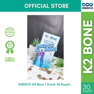 IMEDCO K2 Bone 30 Kaplet | Suplemen Tulang Kuat & Sehat Original Resmi