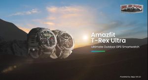 Amazfit T-Rex Ultra นาฬิกาอัจฉริยะ 100 เมตร Smartwatch สมาร์ทวอช มี GPS กันน้ำ สินค้ามือ 1 ศูนย์ไทย ประกันศูนย์ 1 ปี