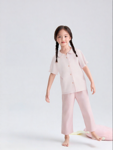 Purcotton | Cooling Summer Childrens Sleepwear Set