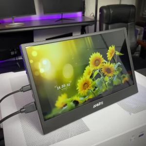 Anmite | 11.6 inch Portable Monitor TN1366*768 Second Game Screen Extended Display for Laptop with Bracket For Xbox/Raspberry Pi