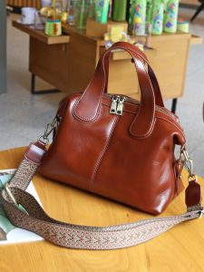 Seefulun |Stylish Large Capacity Cowhide Leather Handbag/Crossbody Bag