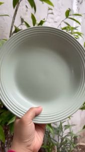 (LẺ) Bát đĩa sứ men trắng/xanh matcha sang trọng Summer - Chén dĩa cơm sứ cao cấp phong cách Bắc Âu