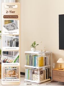 XINGYOU | 360 Rotatable Movable Bookshelf