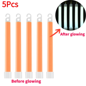 6 Inch Survival Kit Military Glow Light Sticks Walking and Hiking Camping SOS Gear Outdoor Military Equipment Camping Supplies