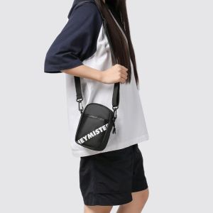 กระเป๋าคาดเอวแบบลำลองสำหรับผู้ชาย กระเป๋าสะพายข้างแบบสะพายข้าง กระเป๋าถือแบบสะพายไหล่เดียว กระเป๋าสะพายไหล่แบบห้อยคอ กระเป๋าโทรศัพท์มือถือแบบอเนกประสงค์ เวอร์ชั่นลำลอง เวอร์ชั่นลำลอง