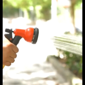 8-Pattern Garden Hose Nozzle Sprayer – Car Wash & Garden Watering Spray Gun