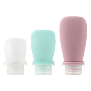 30/60/90ml Portable Silicone Travel Bottle Liquid Refillable Lotion Bottle Leakproof Shampoo Container Squeeze Tube Empty Bottle