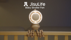 JISULIFE Stroller Fan Life2S (5000mAh) Portable Rechargeable Baby Stroller Fan Strong Wind Xiaomi Youpin