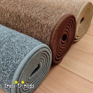 Tren-D-rugs Karpet permadani polos jumbo alas lantai ruang tamu minimalis 240 cm x 340 cm - NMs