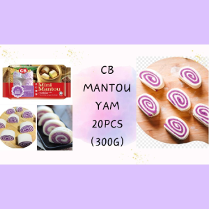 Bundle of 3 Packs HALAL CB Mini Mantou Yam (20pcs) (300g)