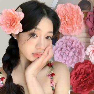 【♡Lovely girls house♡】กิ๊บติดผมสำหรับชายหาดกิ๊ฟติดผมดอกไม้ฮาวายสีสันสดใสใหม่ฤดูร้อน