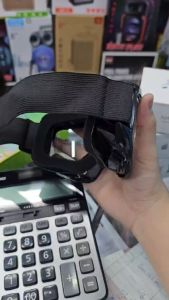 แว่นตานิรภัย PC ป้องกันการกระแทกเลนส์ แว่นตาป้องกันน้ำกระเซ็น รังสียูวีขี่ แว่นตาทำงาน