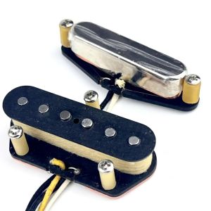 Premium Vintage Alnico 5 Telecaster Guitar Pickup Set 7.1k Neck & 8.1k Bridge Lollar Style for TL Models Superior Tone"