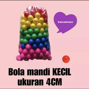 Mainan bola mandi KECIL(MINI) isi 100 pcs mainan mandi mainan viral