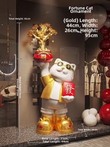 JIZHAO | Lucky Fortune Welcoming Ornament Lucky Cat