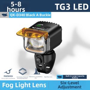 Smiling Shark | Night Riding Bicycle Front Light Anti-Dazzle Cutoff Line Remote Control