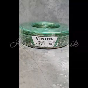 Kabel Transparan / Kabel Audio / Kabel Speaker 2x50 100Yard