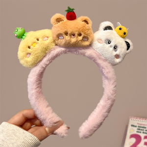 Phụ Kiện Tóc Dễ Thương Hoạt Hình Gấu Ếch Bằng Vải Nỉ Dành Cho Nữ Phụ Kiện Tóc Rửa Mặt Phụ Kiện Tóc Mùa Thu Đông Phụ Kiện Tóc MichuGo