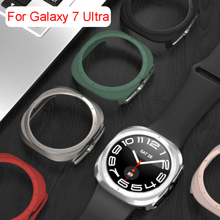 เคส For Samsung Galaxy Watch Ultra 47mm เคสนาฬิกาข้อมือ PC แบบแข็ง น้ําหนักเบา บางพิเศษ ไม่มีตัวป้องกันหน้าจอ Galaxy Watch Ultra 7 Smart Watch