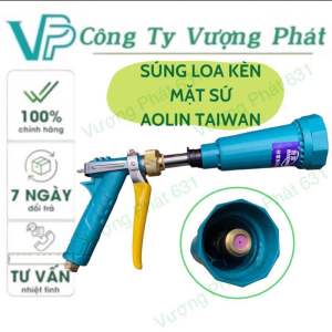 Súng Xịt Loa Xanh 30cm Mặt Sứ dùng tưới cây phun thuốc sâurửa xe khử trùng Hiệu TAIWAN Hàng Loại 1 Siêu Bền