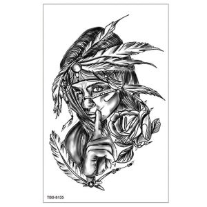 Zaril Tato Temporer Tattoo Tatto Temporary Tahan Air Sementara Anti Air Seri TBS-8135