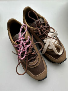 4-Pack Colorful Miu Collaborative Sport Shoe Laces Combination Samba Trendy NB Co-Branded Shoe Ropes Accessories