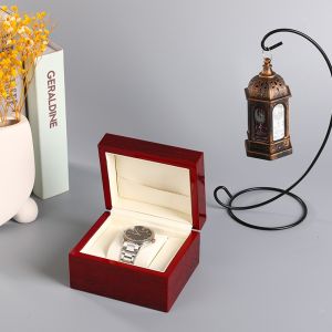 Wooden Watch Box 1/2/3/5/6/10/12 Slot Watch Gift Box Watch Storage Travel Case Organizer Men Jewellery Box Piano-bake-paint