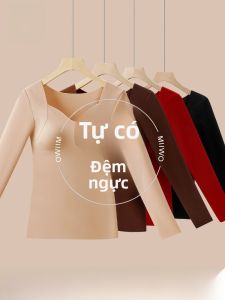 MiiOW | Áo lót giữ nhiệt MiiOW Cat Lady dành cho nữ mùa thu đông không đường may vô hình Áo lót bên trong và ngoài trời Áo lót giữ nhiệt