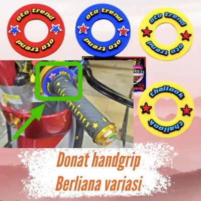 Donat handgrip ototrend ring gelang handgrip karet handgrip detail contest ototrend