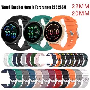 20mm 22mm Silicone Strap For Garmin Bounce/D2 Air X10/Forerunner 55 158 165 245 645 Watch Band for Samsung Galaxy Watch Series