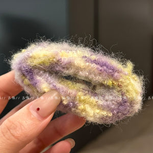 Maillard Barrettes Womens Fall and Winter Blooming Plush Hairpin Broken Hair Bangs Clip Side Clip Break Clip Hair Accessories New Arrival