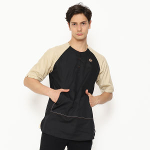 kurta reglan short sleeve / gamis Pakistan pria lengan pendek terlaris / kemeja Koko untuk anak muda bisa formal dan kasual baju muslim hijau sage