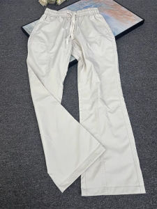 Mens Ice Silk Straight Leg Casual Pants Slimming Dry Fast Thin Shell Climbing Trousers Fashionable Summer Leisure Fashion