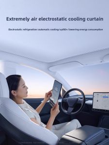 HELLOLEIBOO | New 24 Car Sunshade with Static Adhesive Roof Cover