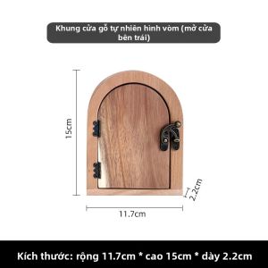 Nắp Che Cổng Điện Gỗ Trang Trí Chống Bụi