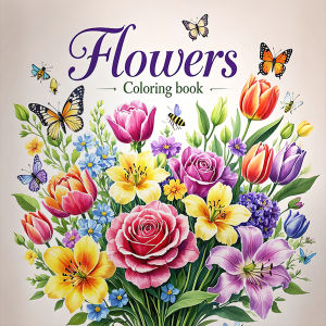 Art Coloring Book Adult Relieve Stress Kill Flower Coloring Graffiti Painting Drawing Art Book Stationerys Book