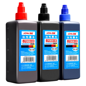 XUEDELE | Long Lasting Non-fading Marker Ink Refill Large Capacity Black Red Blue