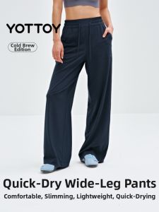 YOTTOY | Quick-Drying Wide Leg Trousers