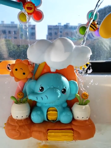 Children Bath Toy / Baby Bath Toy / Bath Toy / Elephant Bath Toy With Spoon