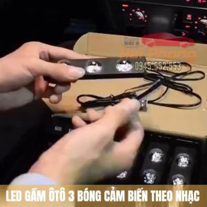 Led Gầm Ô Tô – Đèn Led Gầm Ghế Ô Tô – Cảm Biến Đổi Màu Theo Nhạc Có Điều Khiển Tiện Ích Cho Xe Hơi