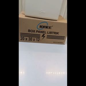 Box panel 20x30x12cm Kunci PUTAR indoor / box panel listrik / panel cabinet IONEE / box panel tebal mirip UMG