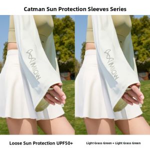 MiiOW | Breathable Ice Silk Sleeve Covers UPF50+ UV Protection Outdoor Men Women Summer Sunscreen Sleeve Covers Hand Sleeve Covers