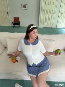 Plus Size Sweet Campus Style Suit