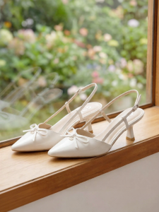 Josiny | Rear Open Summer High Heels Sweet and Elegant