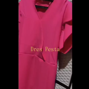 DRESS PESTA / DRESS DAVIA / BAJU DRESS WANITA -pas banget di pakai di acara-acara kasual dan acara-acara formal