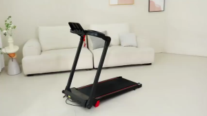 Foldable Electric Treadmill 12km/h Multi-functional Display Home Fitness Workout Equipment Q6