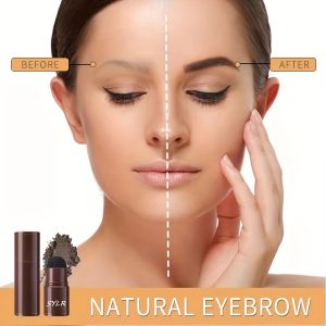 Professional Eyebrow Stamp Contour Stick Easy to Carry Ourdoor Summer and Winer Waterproof HairLine Root Cover Up Natural Shadow Filling Powder For Men and Women Can Travel Use