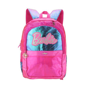 กระเป๋านักเรียนสำหรับเด็กผู้หญิงขนาด16นิ้วจากออสเตรเลียเป้สะพายคอมพิวเตอร์ตุ๊กตาบาร์บี้