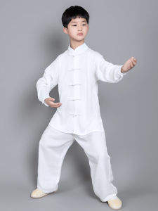 Kids New Arrival Spring/Summer Martial Arts Wear Suit Exercise Clothing: Pure Cotton Boys Tai Ji Suit & Girl Kung Fu Performance Costume
